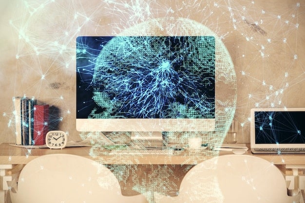 A network diagram illustrating the connections between AI, machine learning, data analytics, and network TV advertising platforms. The diagram should visualize the flow of data and the interdependencies between these technologies.