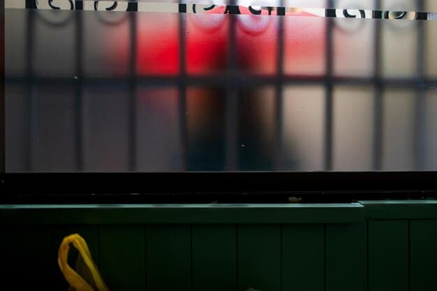 A close-up shot of a television screen showing a dramatic scene from a high-budget cable original series. The details of the set design and costumes are clearly visible, emphasizing the show's production quality.