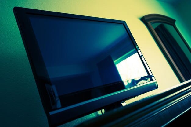 A split-screen image showing a traditional cable TV setup on one side and a modern streaming setup on the other. The contrast highlights the shift in viewing habits and technology.