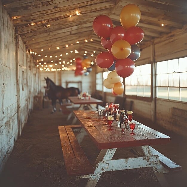 A wide shot of the town's diner in 