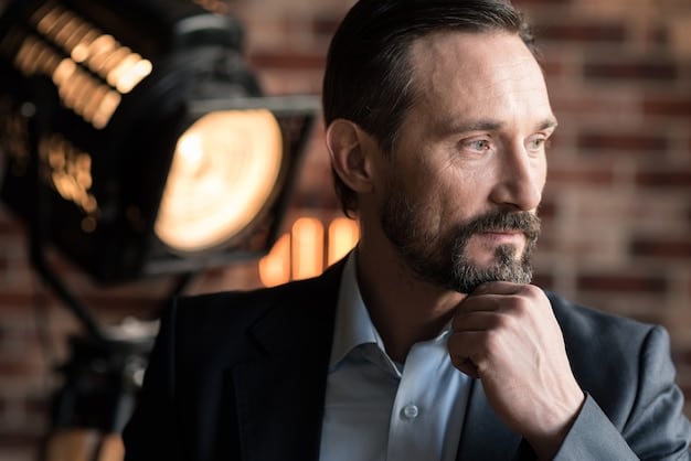 A close-up shot of a director on set, meticulously reviewing a scene and providing guidance to the actors. The image should convey the intense creative process and attention to detail that goes into crafting a compelling limited series, highlighting the artistry and collaboration involved.