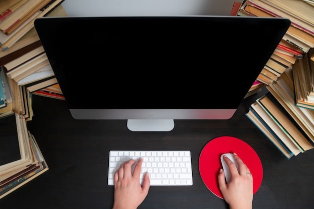 A close-up shot of a screenwriter's hands typing on a laptop, surrounded by books and scripts, representing the process of adapting literature for television.