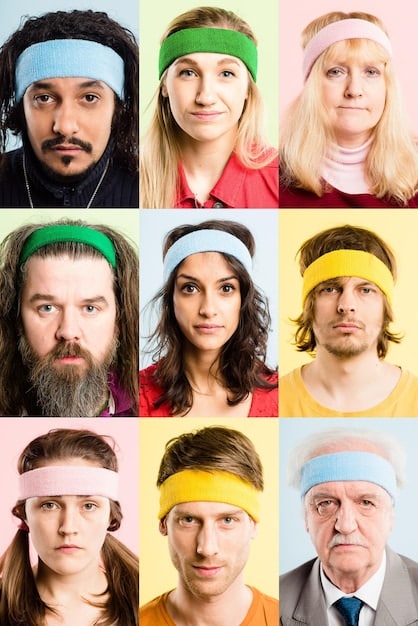 A collage featuring headshots of well-known actors from different limited series, showcasing a diverse range of talent and star power. The title of the collage is 