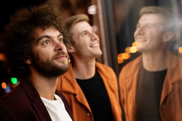 A candid photo of a famous actor on the set of a limited series, visibly engaged and passionate about their role, surrounded by the film crew.