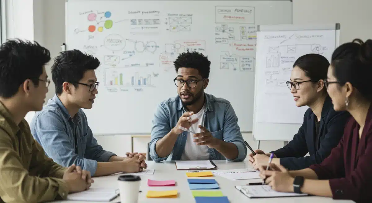 Focus group discussing feedback on limited series products