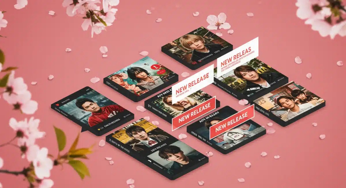 Conceptual streaming platform interface highlighting new spring 2026 releases.