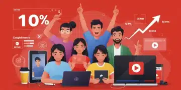 Illustration of diverse viewers enjoying streaming content, symbolizing 10% subscription growth from premieres.