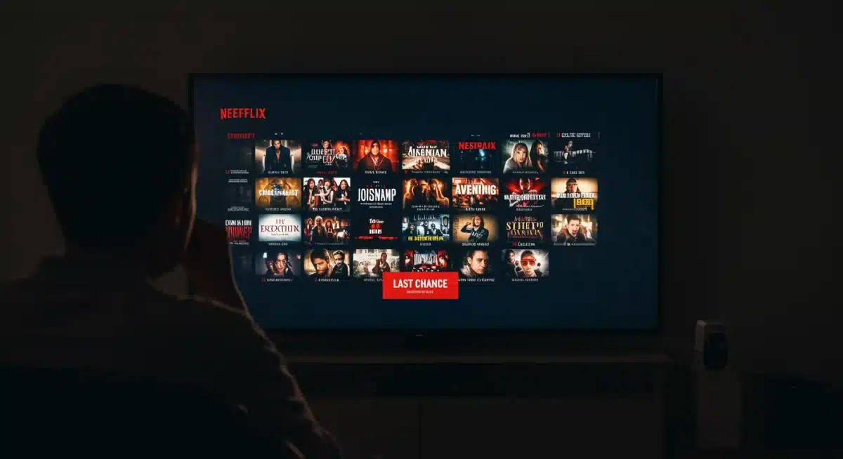 Viewer watching last chance streaming premiere