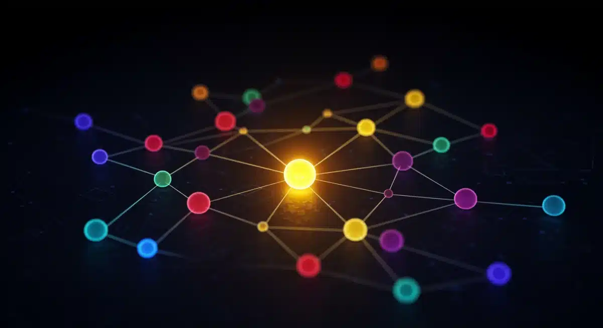 Abstract representation of a robust professional network, highlighting strategic connections and influence.