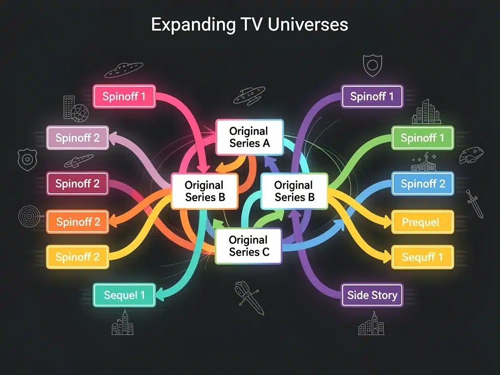 Network strategies for expanding cable original spinoffs