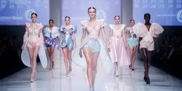 Models on a runway presenting cutting-edge limited series fashion for 2026 trials.