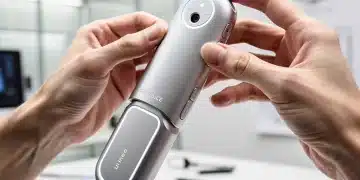 Hands testing a limited series product, showcasing innovation and detailed user experience.