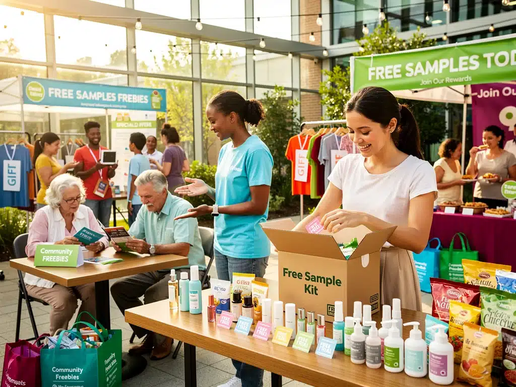 Community benefiting from freebie programs and limited series